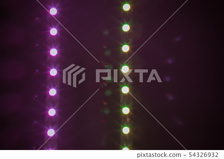 Abstract background of blurred led strip lights 54326932