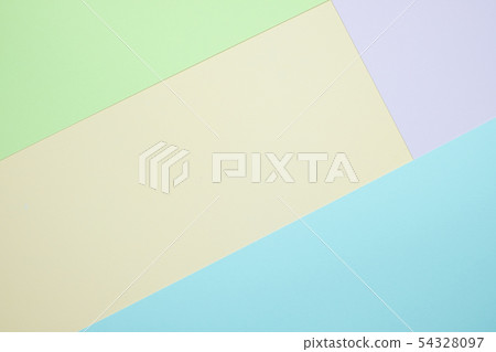 Fashionable  pastel colored paper flat lay top Fashionable  pastel colored paper flat lay top 54328097