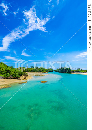 Okinawa Sea and Aya Bridge Okinawa Sea and Aya Bridge 54328178