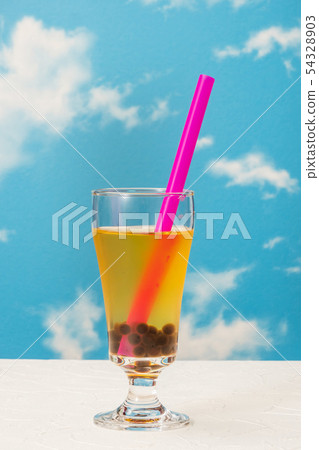 Tapioca Ice Tea Tapioca Drink Asian style Tapioca bubble tea Tapioca Ice Tea Tapioca Drink Asian style Tapioca bubble tea 54328903