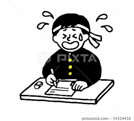 八幡學校的男孩不懂考試·考試（簡單） 54329438