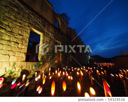 Bamboo Lantern Festival (Nagasaki Prefecture: Katajima) Bamboo Lantern Festival (Nagasaki Prefecture: Katajima) 54329516