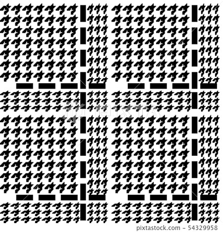 Pixel hounds tooth pattern. Pixel hounds tooth pattern. 54329958