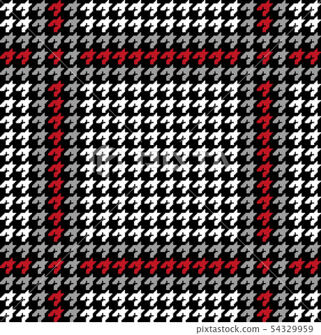Pixel hounds tooth pattern. Pixel hounds tooth pattern. 54329959