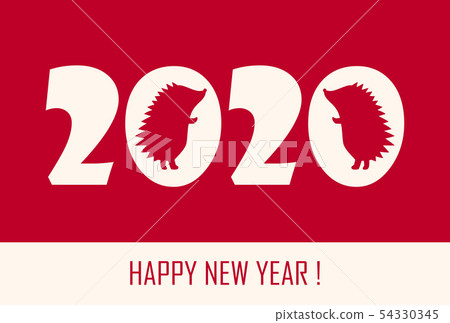 New Year's card 2020 New Year's card 2020 54330345