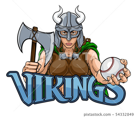 Viking Female Gladiator Baseball Warrior Woman 54332849