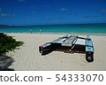 夏威夷海灘和船（Lanikai） 54333070