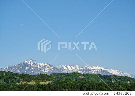 Tateyama剩下的雪和初夏的綠色 Tateyama剩下的雪和初夏的綠色 54333203
