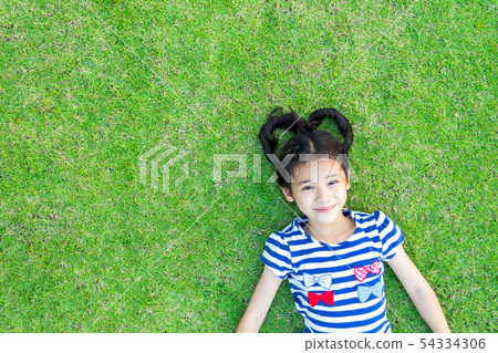 Eco friendly environment with happy health kid 54334306