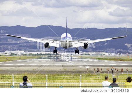 飛機著陸 54334826