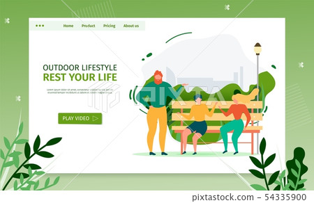 Outdoor Activities and Communication Landing Page Outdoor Activities and Communication Landing Page 54335900