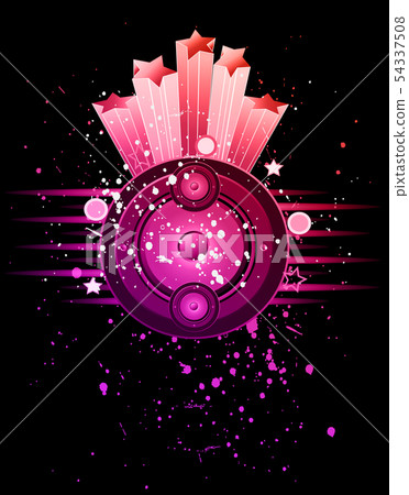 Disco club flyer. 54337508