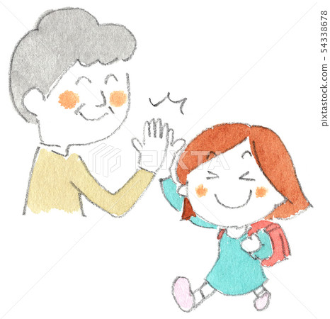 School scene "high five" 54338678