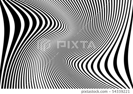 Digital image with a psychedelic stripes - Stock Illustration [54339221 ...