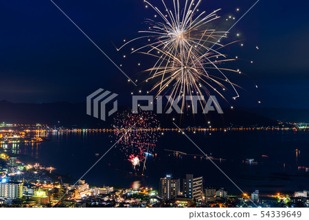 Su訪湖的煙花煙花新的國家煙花活動 54339649