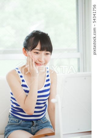 Beauty image of a young girl Beauty image of a young girl 54341756