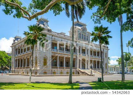 Iolani Palace in Honolulu, Hawaii, US 54342063