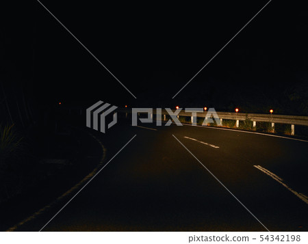 Mountain path of the night 54342198