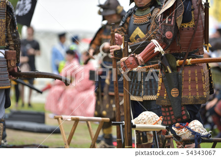在岡山城的Akayama公園進行藝術風格的火砲表演 54343067
