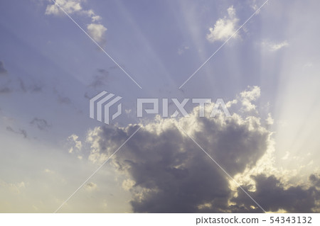 藍天天空雲彩光背景背景材料 藍天天空雲彩光背景背景材料 54343132