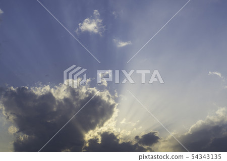 藍天天空雲彩光背景背景材料 藍天天空雲彩光背景背景材料 54343135