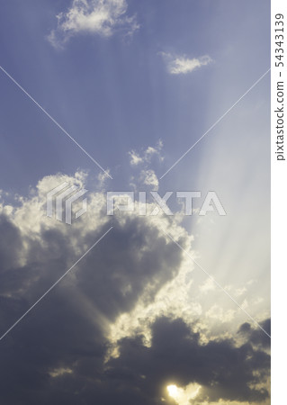 藍天天空雲彩光背景背景材料 藍天天空雲彩光背景背景材料 54343139