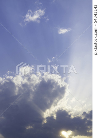 藍天天空雲彩光背景背景材料 藍天天空雲彩光背景背景材料 54343142