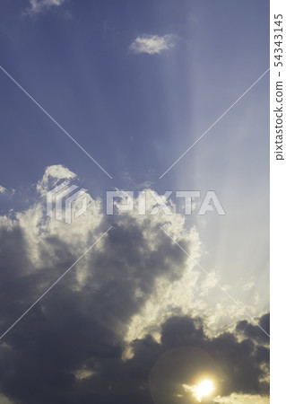 藍天天空雲彩光背景背景材料 54343145
