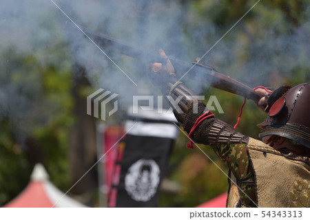 明石公園老式砲兵表演的風景 明石公園老式砲兵表演的風景 54343313