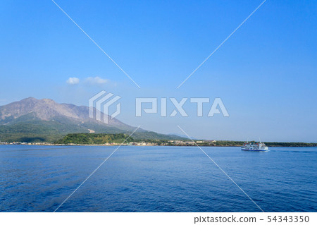 櫻島和櫻島渡輪 54343350