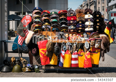Souvenir vendor in Berlin Souvenir vendor in Berlin 54343507