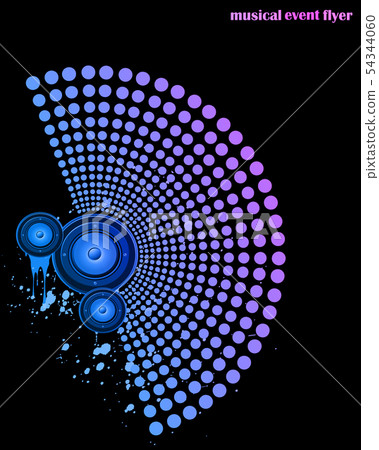 Disco club flyer. 54344060