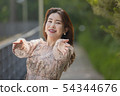 Young woman Korean 54344676