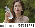 Young woman Korean water 54344731