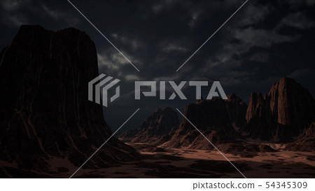Rock Formations in the Nevada Desert Rock Formations in the Nevada Desert 54345309