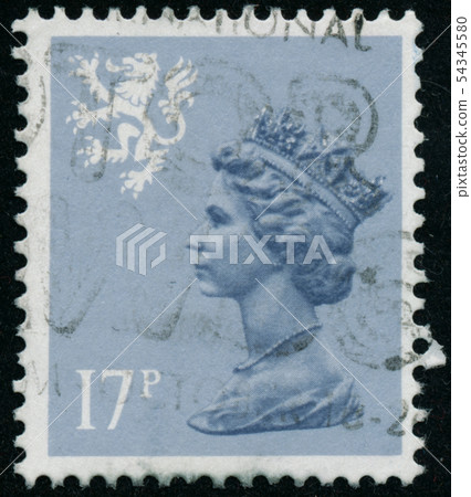 Vintage stamp printed in Great Britain 1984 shows Vintage stamp printed in Great Britain 1984 shows 54345580