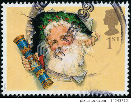 Vintage stamp printed in Great Britain 1997 shows Vintage stamp printed in Great Britain 1997 shows 54345713