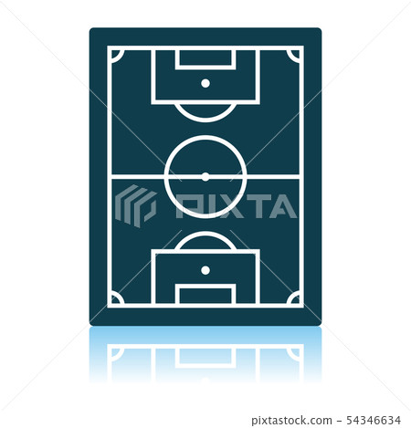 Icon Of Aerial View Soocer Field 54346634