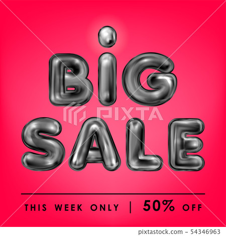 Big Sale black latex lettering on the red 54346963