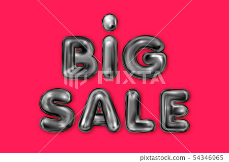 Big Sale black latex lettering on the red 54346965