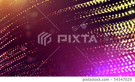 Glow particles are in air as science fiction of microcosm or macro world or sci-fi. 3d rendering of Glow particles are in air as science fiction of microcosm or macro world or sci-fi. 3d rendering of 54347029