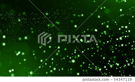 Glow particles are in air as science fiction of microcosm or macro world or sci-fi. 3d rendering of 54347119