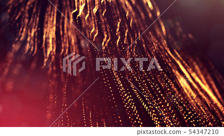 Glow particles are in air as science fiction of microcosm or macro world or sci-fi. 3d rendering of Glow particles are in air as science fiction of microcosm or macro world or sci-fi. 3d rendering of 54347210