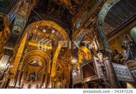Interior of the Palatine Chapel of Palermo, Interior of the Palatine Chapel of Palermo, 54347226