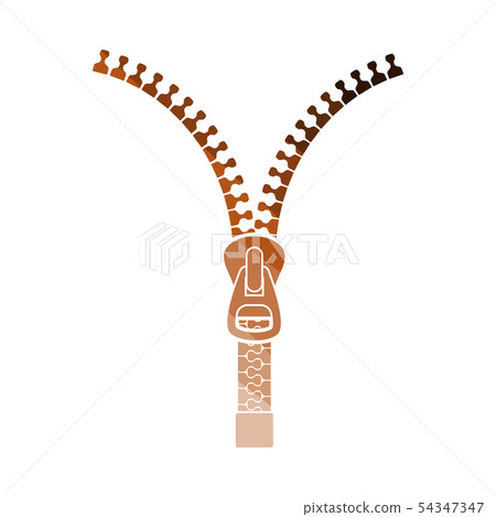 Sewing Zip Line Icon Sewing Zip Line Icon 54347347