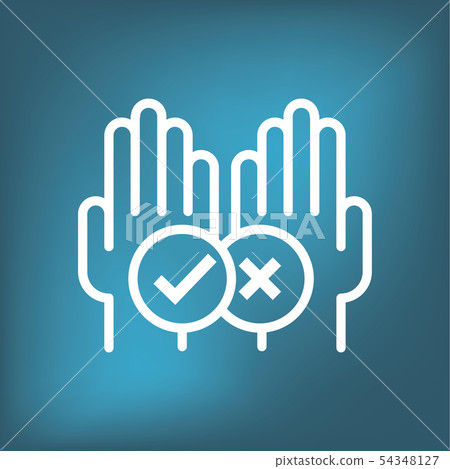 Positive and Negative, True AND False Images or 54348127