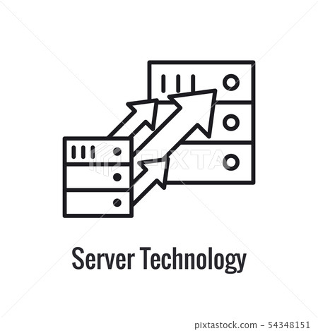 Website Data Transfer Icon with arrow imagery of Website Data Transfer Icon with arrow imagery of 54348151