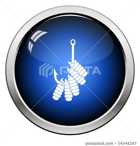 Icon Of Worm On Hook 54348267