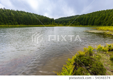 Lake Canary's Lagoon on Sao Miguel Island, Azores 54348374