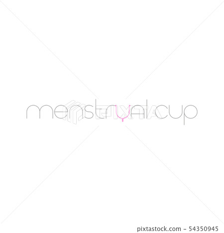 menstrual cup template 54350945